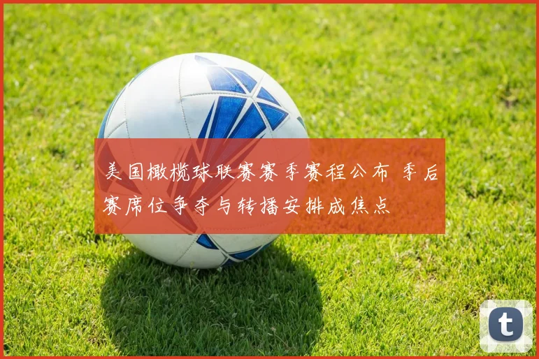 美国橄榄球联赛赛季赛程公布 季后赛席位争夺与转播安排成焦点