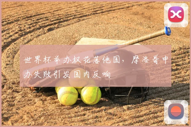 世界杯举办权花落他国,摩洛哥申办失败引发国内反响
