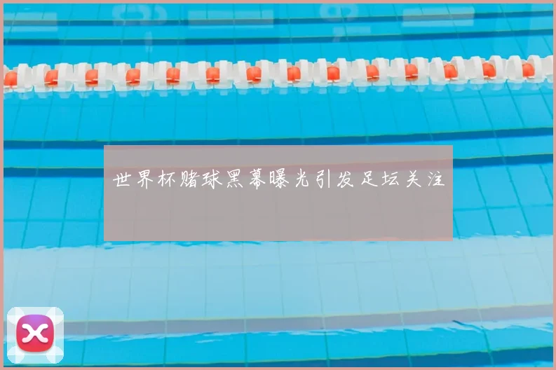 世界杯赌球黑幕曝光引发足坛关注
